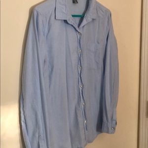 Old Navy light blue long sleeve blouse